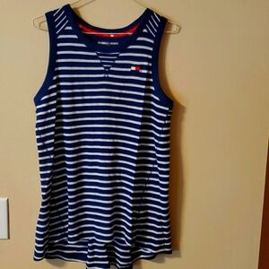 Tommy Hilfiger Navy White Tank Top